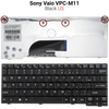 Πληκτρολόγιο Sony Vaio vpc-m11