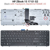 Πληκτρολόγιο hp Zbook 15 17 g1 g2 With Backlight