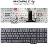 Πληκτρολόγιο hp 8710p With Trackpoint