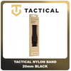 Original Γνήσιο Tactical 391 Nylon Band 20mm Smartwatch Bracelet Strap Λουράκι Ζώνη Νάιλον Για Ρολόι Black Μαύρο