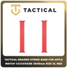 Original Γνήσιο Tactical 768 Braided String Band 38mm / 40mm Replacement For Apple Watch 1 , 2 , 3 , 4 , 5 , 6 , SE Smartwatch Bracelet Strap Size XL Μέγεθος Extra Large Λουράκι Ζώνη Πλεκτό Υφασμάτινο Νάιλον Για Ρολόι Red Κόκκινο