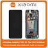 Original Γνήσιο Xiaomi Poco F2 Pro M2004J11G Pocophone LCD Display Assembly Screen Οθόνη + Touch Screen Digitizer Μηχανισμός Αφής + Frame Πλαίσιο Cyber Gray Γκρι 56000G0J1100 (Service Pack By Xiaomi)