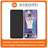 Original Γνήσιο Xiaomi Poco F2 Pro M2004J11G Pocophone LCD Display Assembly Screen Οθόνη + Touch Screen Digitizer Μηχανισμός Αφής + Frame Πλαίσιο Electric Purple Μωβ 56000F0J1100 (Service Pack By Xiaomi)