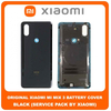 Original Γνήσιο Xiaomi Mi Mix 3 Mix3 (M1810E5A) Rear Back Battery Cover Πίσω Κάλυμμα Καπάκι Μπαταρίας Black Μαύρο (Service Pack By Xiaomi)