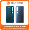 OEM HQ Xiaomi Mi 10 5G Mi10 (M2001J2G, M2001J2I, Mi 10) Rear Back Battery Cover Πίσω Κάλυμμα Καπάκι Μπαταρίας Black Μαύρο (GRADE AAA+++)