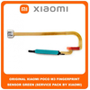 Original Γνήσιο Xiaomi Poco M3 , PocoM3 (M2010J19CG, M2010J19CI) Redmi 9T , Redmi9T (J19S, M2010J19SG, M2010J19SY) Fingerprint Flex Sensor Καλωδιοταινία Αισθητήρας Δακτυλικού Αποτυπώματος Green Πράσινο (Service Pack By Xiaomi)
