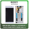 OEM HQ Sony Xperia L1 (G3311, G3312, G3313) IPS LCD Display Screen Assembly Οθόνη + Touch Screen Digitizer Μηχανισμός Αφής + Frame Bezel Πλαίσιο White Άσπρο (Premium A+)