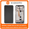 Original Γνήσιο Xiaomi Poco X3 Pro, (M2102J20SG, M2102J20SI), Poco X3 (MZB07Z0IN, MZB07Z1IN) IPS LCD Display Assembly Screen Οθόνη + Touch Screen Digitizer Μηχανισμός Αφής + Frame Bezel Πλαίσιο Tarnish Black Μαύρο 560002J20S00 (Service Pack By Xiaomi)