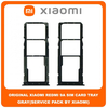 Original Γνήσιο Xiaomi Redmi 9A Redmi9A (M2006C3LG, M2006C3LI, M2006C3LC, M2004C3L) SIM Tray Cover Assy + Micro SD Tray Slot Υποδοχέας Βάση Θήκη Κάρτας SIM Κάλυμμα Gray Γκρι (Service Pack By Xiaomi)