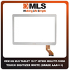 OEM HQ MLS Tablet 10.1'' IQT800 MGLCTP-10990 Touch Screen Digitizer Μηχανισμός Αφής Center Hole Camera Κέντρο Τρύπα για Κάμερα White Άσπρο (Grade AAA+++)