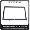 OEM HQ Universal Touch Panel For 10.1" 10,1 Inches DP101391-F1 DP101391 F1 Tablet Touch Screen Digitizer Μηχανισμός Αφής Τζάμι Black Μαύρο (Grade AAA+++)