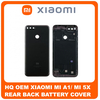 HQ OEM Συμβατό Για Xiaomi Μi A1, Mi 5x (MDG2, MDI2) Rear Back Battery Cover Πίσω Κάλυμμα Καπάκι Μπαταρίας Black Μαύρο (Grade AAA+++)