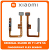 Γνήσιο Original Xiaomi Mi 11 Lite 5G (M2101K9G, M2101K9C, M2101K9R) Fingerprint Flex Sensor Αισθητήρας Δακτυλικού Αποτυπώματος White Άσπρο (Service Pack By Xiaomi)