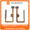 Γνήσιο Original Xiaomi Mi 11 Lite 5G (M2101K9G, M2101K9C, M2101K9R) Fingerprint Flex Sensor Αισθητήρας Δακτυλικού Αποτυπώματος Citrus Yellow (Service Pack By Xiaomi)