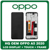 HQ OEM Συμβατό Για Oppo A5 2020 (CPH1931, CPH1959, CPH1933) IPS LCD Display Assembly Screen Οθόνη + Touch Screen Digitizer Μηχανισμός Αφής + Frame Bezel Πλαίσιο Black Μαύρο (Grade AAA+++)
