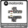 Γνήσια Original Motorola MOTO G9 PLUS (XT2087-1) USB Type-C Charging Dock Connector Flex Sub Board Καλωδιοταινία Υπό Πλακέτα Φόρτισης + Microphone Μικρόφωνο (Service Pack By Motorola)