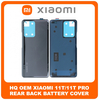 HQ OEM Συμβατό Για Xiaomi 11T (21081111RG), 11T Pro, 11TPro (2107113SG, 2107113SI) Rear Back Battery Cover Πίσω Κάλυμμα Καπάκι Πλάτη Μπαταρίας Meteorite Gray Μαύρο (Grade AAA+++)