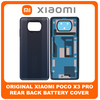 Γνήσια Original Xiaomi Poco X3 Pro, Poco X3Pro (M2102J20SG, M2102J20SI) Rear Back Battery Cover Πίσω Κάλυμμα Καπάκι Πλάτη Μπαταρίας Phantom Black Μαύρο 55050000UZ6D (Service Pack By Xiaomi)