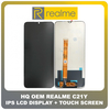 HQ OEM Συμβατό Για Realme C21Y, RealmeC21Y  (RMX3261, RMX3263) IPS LCD Display Screen Assembly Οθόνη + Touch Screen Digitizer Μηχανισμός Αφής Black Μαύρο Without Frame (Grade AAA+++)