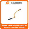 Γνήσια Original Xiaomi Poco X3 (MZB07Z0IN), Poco X3 Pro (M2102J20SG), Poco X3 NFC (M2007J20CG) Fingerprint Flex Sensor Καλωδιοταινία Αισθητήρας Δακτυλικού Αποτυπώματος Black Μαύρο (Service Pack By Xiaomi)