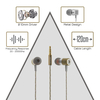 Metal Stereo hi-fi Handsfree m13 Gold