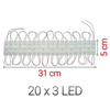 Led Strip 12volt rgb Bright 20x3 Diodes