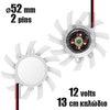 Ανεμιστήρας gpu 12 Volts 52mm