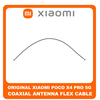 Γνήσια Original Xiaomi Poco X4 Pro 5G, Poco X4Pro 5G (2201116PG) Coaxial Antenna Signal Module Flex Cable Ομοαξονικό Καλώδιο Κεραίας 135mm ​ Black Μαύρο (Service Pack By Xiaomi)