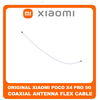 Γνήσια Original Xiaomi Poco X4 Pro 5G, Poco X4Pro 5G (2201116PG) Coaxial Antenna Signal Module Flex Cable Ομοαξονικό Καλώδιο Κεραίας 135mm  White Άσπρο​ (Service Pack By Xiaomi)