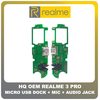 HQ OEM Συμβατό Για Realme 3 Pro (RMX1851) Micro USB Charging Dock Connector Flex Sub Board, Καλωδιοταινία Υπό Πλακέτα Φόρτισης + Microphone Μικρόφωνο + Audio Jack Θύρα Ακουστικών (Grade AAA+++)