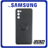Θήκη Πλάτης - Back Cover, Silicone Σιλικόνη Finger Grip TPU Black Μαύρο for Samsung S20 FE/S20 FE 5G​