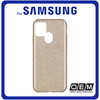 Θήκη Πλάτης - Back Cover, Silicone Σιλικόνη Glitter TPU Gold Χρυσό For Samsung A21S
