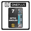 HQ OEM Συμβατό Για Oneplus 7, OnePlus7 (GM1901, GM1900, GM1905, GM1903) Optic AMOLED LCD Display Screen Assembly Οθόνη + Touch Screen Digitizer Μηχανισμός Αφής + Frame Bezel Πλαίσιο Σασί Mirror Gray Μαύρο (Grade AAA+++)