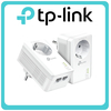 TP-LINK TL-PA7027P KIT v1 Powerline Διπλό για Ενσύρματη Σύνδεση με Passthrough Πρίζα και 2 Θύρες Gigabit Ethernet