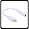 OEM Αντάπτορας-Μετατροπέας USB Type-C Male Σε 3.5mm Female White Άσπρο