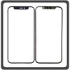 HQ OEM Συμβατό Με Apple iPhone 12 (A2403, A2172) / iPhone 12 Pro (A2407, A2341) Premium Aftermarket Front Glass For Refurbished Μπροστινό Τζαμάκι Για Ανακατασκευή + Frame Πλαίσιο Black Μαύρο (Premium A+​)