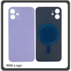 HQ OEM Συμβατό Για iPhone 12 (A2403, A2172, A2402) Premium Aftermarket Rear Back Battery Cover with Camera Big Hole Πίσω Κάλυμμα Πλάτη Καπάκι Μπαταρίας Purple Μωβ (Premium A+)