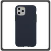 Θήκη Πλάτης - Back Cover,Solid Silicone Σιλικόνη TPU Navy Blue Μπλε For iPhone 11 Pro