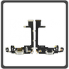 HQ OEM Συμβατό Για Apple iPhone 11 Pro (A2215, A2160, A2217, iPhone12,3) Charging Dock Connector Lightning Flex With Board Καλωδιοταινία Κονέκτορας Φόρτισης + Microfone Μικρόφωνο Space Grey Γκρι (Premium A+)