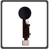 Γνήσια Original Apple iPhone 7, iPhone7 (A1660, A1778), iPhone 7+, iPhone 7 Plus (A1661, A1784) Home Button Κεντρικό Κουμπί + Flex Cable Jet Black Μαύρο​ Pulled