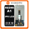 HQ OEM Συμβατό Με Xiaomi Redmi A1 (220733SI, 220733SG), IPS LCD Display Screen Assembly Οθόνη + Touch Screen Digitizer Μηχανισμός Αφής Black Μαύρο (Premium A+)