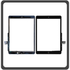 iPad 7th Gen 10.2'' inch 2019 (A2197, A2200), iPad 8th Gen 10.2" inch 2020 (A2428, A2429) Touch Screen DIgitizer Μηχανισμός Αφής Τζάμι + Home Button Κεντρικό Κουμπί Black Μαύρο (Ref By Apple)