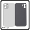 HQ OEM Συμβατό Για Apple iPhone 12 Mini, iPhone 12Mini (A2399, A2176, A2398) Rear Back Battery Cover with Camera Big Hole Πίσω Κάλυμμα Πλάτη Καπάκι Μπαταρίας White Άσπρο (Premium A+​)