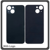 HQ OEM Συμβατό Με Apple iPhone 14 Plus, iPhone 14+ (A2886, A2632), Premium Aftermarket Rear Back Battery Cover with Camera Big Hole Πίσω Κάλυμμα Πλάτη Καπάκι Μπαταρίας Midnight Μαύρο (Premium A+)