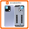 Γνήσια Original Xiaomi Redmi 10A (220233L2C, 220233L2G) Rear Back Battery Cover Πίσω Καπάκι Πλάτη Μπαταρίας Slate Grey Ασημί 55050001YF9T (Service Pack By Xiaomi)