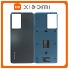 HQ OEM Συμβατό Με Xiaomi Redmi Note 11 Pro+ 5G, Redmi Note 11 Pro Plus 5G​ (21091116UG, 21091116UC) Rear Back Battery Cover Πίσω Καπάκι Πλάτη Μπαταρίας Mysterious Black Μαύρο (Grade AAA)