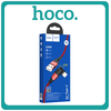 Hoco Cable USB to Type-C “U100 Orbit” 3.0A 1.2m Red Κόκκινο
