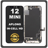 HQ OEM Συμβατό Με Apple iPhone 12 Mini, iPhone 12Mini (A2399, A2176) APLONG In-Cell-HD, InCell-HD LCD Display Screen Assembly Οθόνη + Touch Screen Digitizer Μηχανισμός Αφής Black Μαύρο (Lifetime Warranty Για Συνεργατες B2B​)
