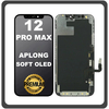 HQ OEM Συμβατό Με Apple iPhone 12 Pro Max, iPhone 12 ProMax (A2411, A2342) APLONG SOFT OLED LCD Display Screen Assembly Οθόνη + Touch Screen Digitizer Μηχανισμός Αφής Black Μαύρο (Lifetime Warranty Για Συνεργατες B2B​)
