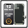 Original For Apple iPhone 12 Pro Max, iPhone 12 ProMax (A2411, A2342) APLONG LCD Display Screen Assembly Οθόνη + Touch Screen Digitizer Μηχανισμός Αφής Black Μαύρο (Lifetime Warranty Για Συνεργατες B2B​)